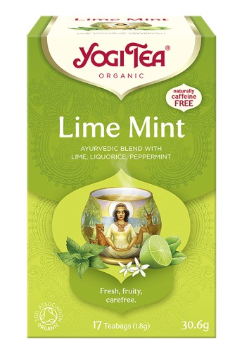 Bio limetkový čaj s mätou 30,6g - Yogi Tea