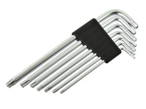 SADA KĽÚČOV TORX T10-T40 KĽÚČE 148MM 7 ks.