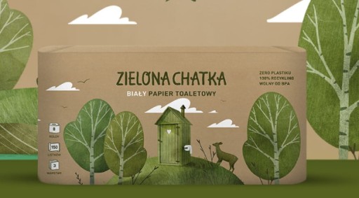 3-VRSTVOVÝ EKOLOGICKÝ TOALETNÝ PAPIER 8 KS GREEN HOUSE