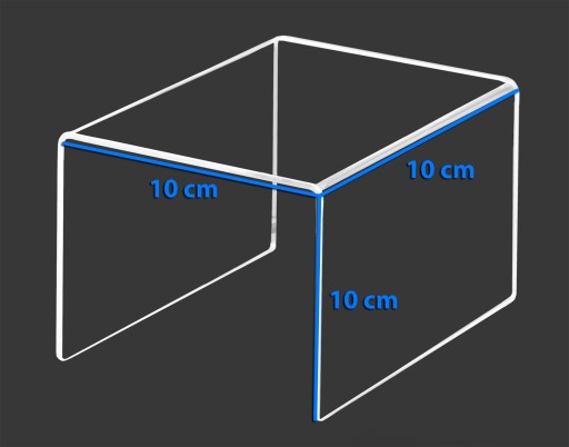 STOJAN STOJAN DISPLEJ PLEXI STUPEŇ 10/10 cm