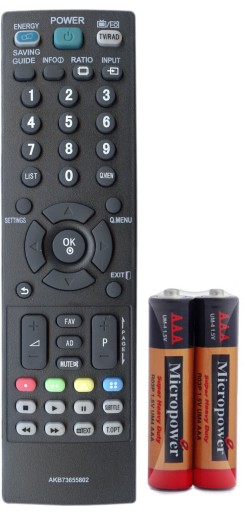 UNIVERZÁLNY OVLÁDAČ TV LG AKB73655802 + BATÉRIE