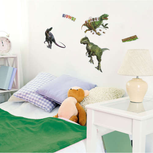 VEĽKÉ XXL NÁLEPKY NA STENU T-REX 3D DINOSAURY