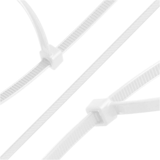 200x sťahovacie pásky Káblové pásky Zipsy 3,6 x 300 mm Silné UV sťahovacie pásky