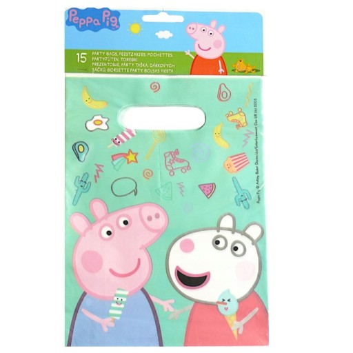 Narodeninová súprava PEPPA PIG na párty, taniere, papierové tašky