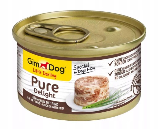 GIMDOG PURE DELIGHT CHICKEN & BEEF 85g