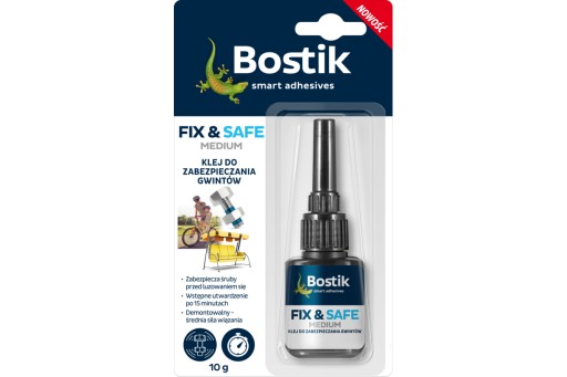 FIX&SAFE GLUE 10G NA ZAISTENIE NITOV BOSTIK