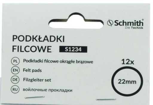 Okrúhle hnedé plstené podložky