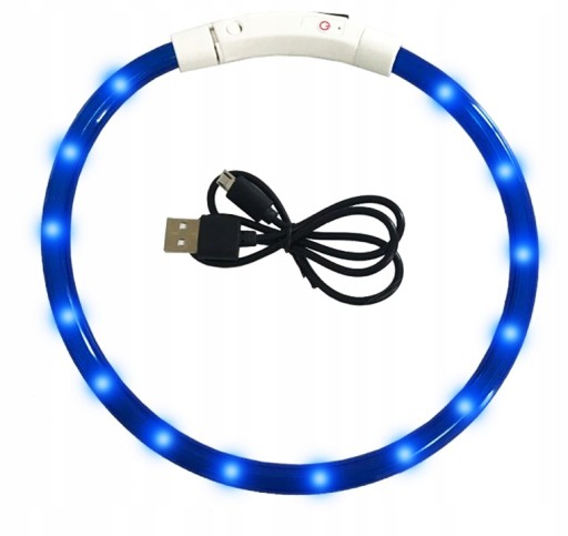 LED OSVETLENIE PRE PSA MAČKU NASTAVITEĽNÉ USB vodeodolná prechádzka nočná zima