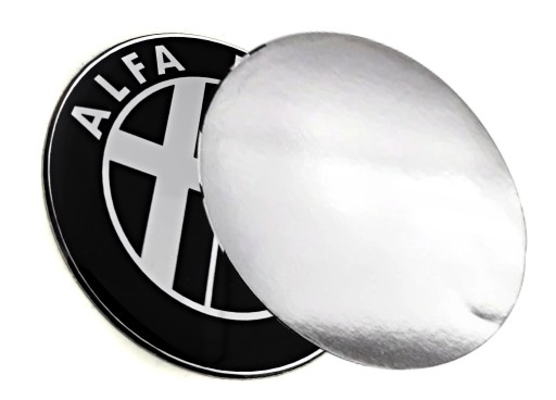 Silikónové emblémy odznaky 70 mm pre Alfa Romeo