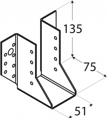 KONEKTOR DRŽIAKA DRŽIAKA 51x135 WB11 CERTIFIKÁT