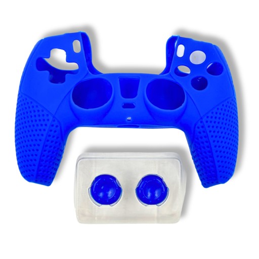Silikónové puzdro na ovládač Battletron PS5 BLUE