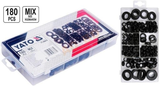 YATO YT-06878 SADA GUMOVÝCH priechodiek 180 KS. MNE