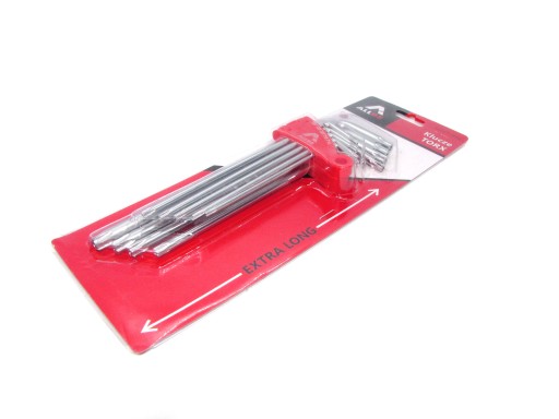 KĽÚČE TORX IMUŠOVÉ S OTVOROM T10-50 EXTRA DLHÉ