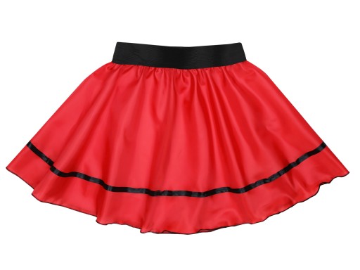 Elastická sukňa, ČERVENÝ outfit, 40 cm