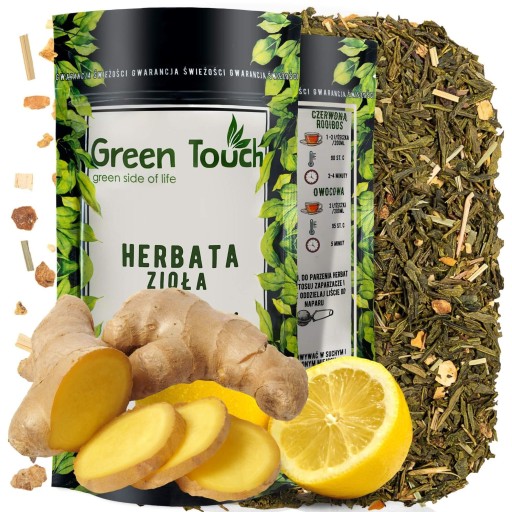 ZELENÝ ČAJ SENCHA ZÁZVOR S CITRÓNOM (50g)