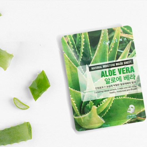 ORJENA Upokojujúca plátenná maska z aloe vera, ázijská pleťová maska