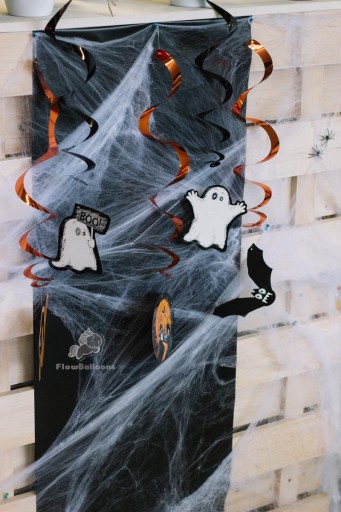 HRUBÉ HALLOWEENSKÉ DEKORATÍVNE pavučinky, BIELY 60g