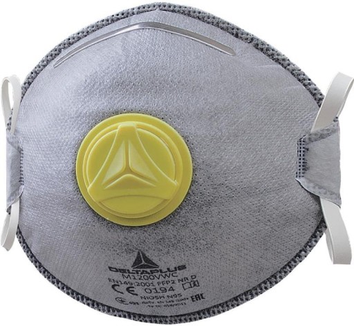 Delta Plus M1200VW polomaska s ventilom, šedá
