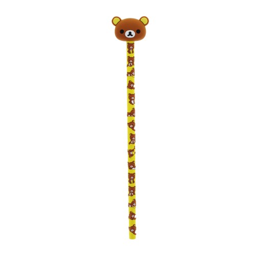 Ceruzka MEDVEĎ RILAKKUMA s 3D silikónovou figúrkou - HB