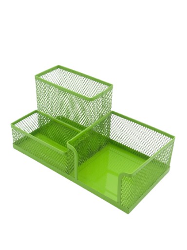 Pen&GO Organizér na pero na stôl sieťovaný box na náradie PG9058 Lime