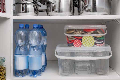 VEDRO, TRANSPARENTNÉ, obdĺžnikové vedierko, 5L, POTRAVINOVÝ CERTIFIKÁT, veko
