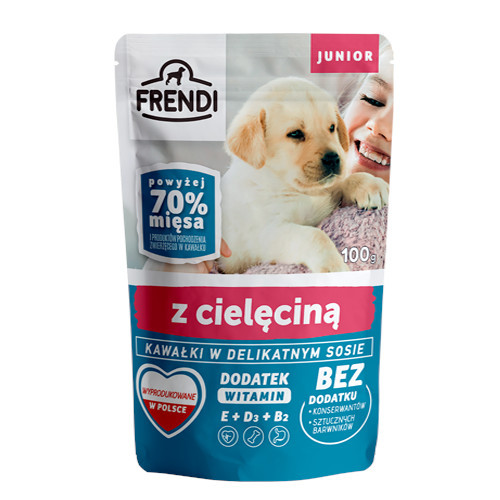 Frendi pre psov malých plemien mladé teľacie mäso 100g