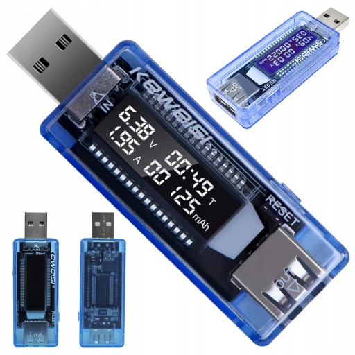 METER VOLTMETER USB AMPÉROVÝ TESTER NAPÄTÍ