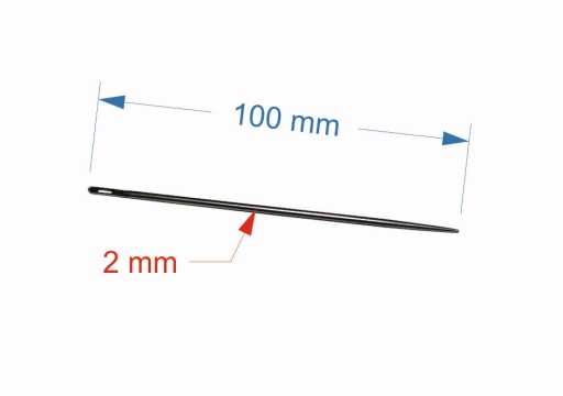 10 cm ručná ihla na šitie čalúneného matraca