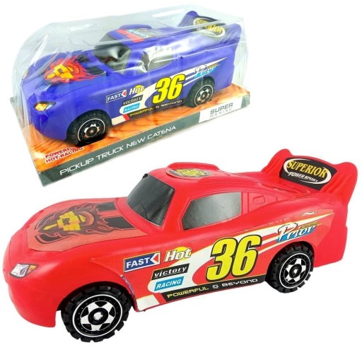 FAREBNÝ MODEL ŠPORTOVÉHO AUTA 24CM AUTO