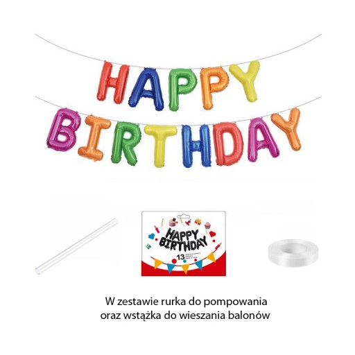 BANNER GIRLAND BANNER POKYN VŠETKO VŠETKO farebná NARODENINOVÁ FOTOSTENA