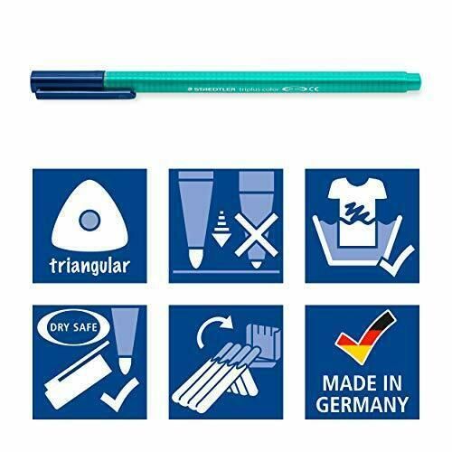 Popisovače Staedtler 6 Triplus 1 mm. Pastel v puzdre