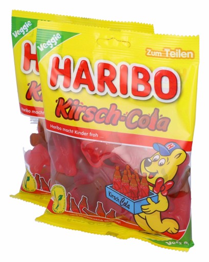 HARIBO Cherry Cola Vege ovocné želé 175g DE