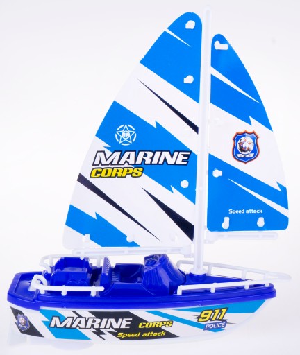 PLACHETNICA 16,5 CM VO VODE PLÁVA NA BATÉRIU