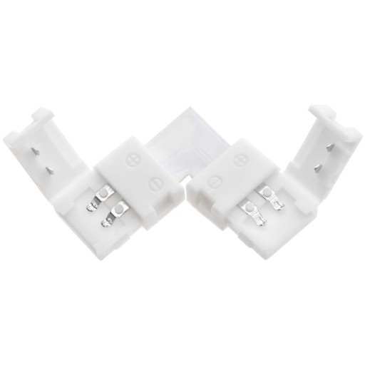 Konektor LED pásika 2PIN uhlová západka 8mm