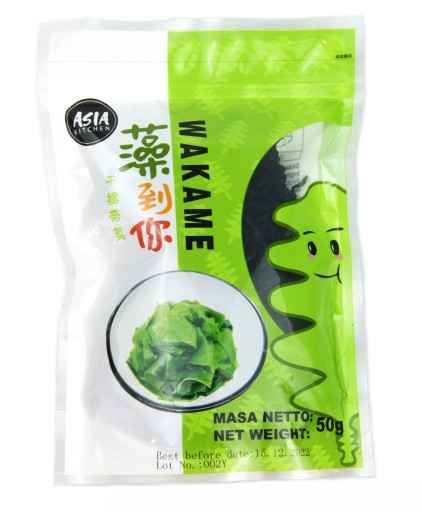 Sušené riasy wakame 50g Asia Kitchen
