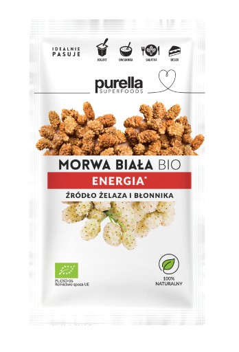 PURELLA SUPERFOODS Moruša biela sušená BIO 45g