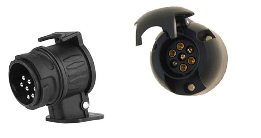 SADA ADAPTÉRA PRÍVESU 13/7 PIN + 7PINOVÁ ZÁSUVKA J7W11