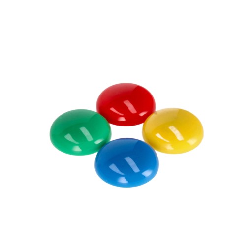 CONVEX MAGNETS 29mm mix COLORS sada 6 magnetov STARPAK CHLADNIČKA
