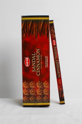 Indické vonné tyčinky Sandalwood-Cinnamon, HEM