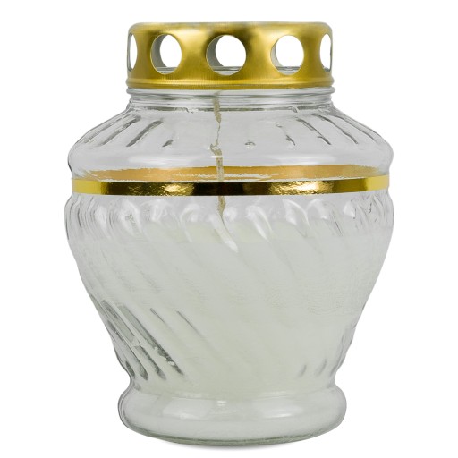 Sviečka sypaná 16 cm Biela DP35ms