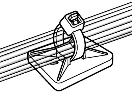 Upevňovací sokel 28x28 100 ks, 151-01559