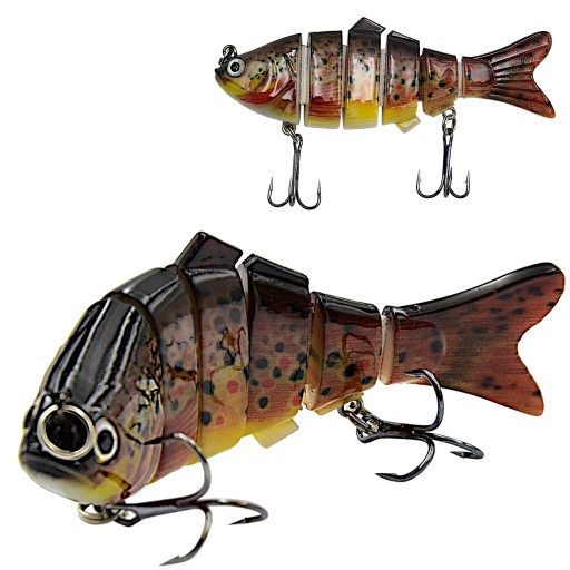 WOBLER na šťuky, zlomený, potápavý, 9,5 cm, 21 g