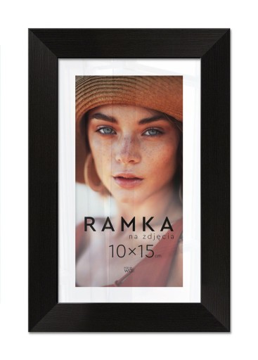 Fotorámik 10x15 cm s podporou Čierny