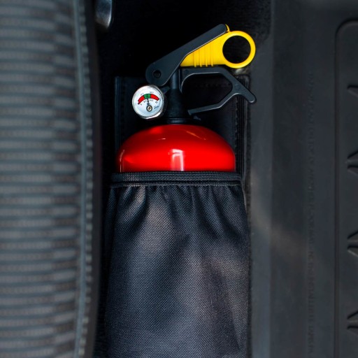 DRŽIAK HASIACEHO PRÍSTROJA NA AUTOMOBIL Upevnený na suchý zips