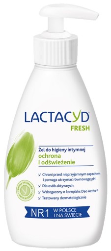 Lactacyd FRESH Gél na intímnu hygienu s pumpičkou 200 ml