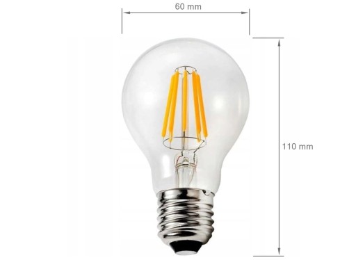 E27 10W EDISON LED ŽIAR