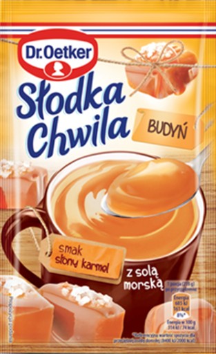 DR. Oetker Słodka Chwila Puding so slaným karamelom 2x43 g
