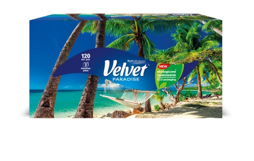 Papierové vreckovky Velvet Paradise 120 ks