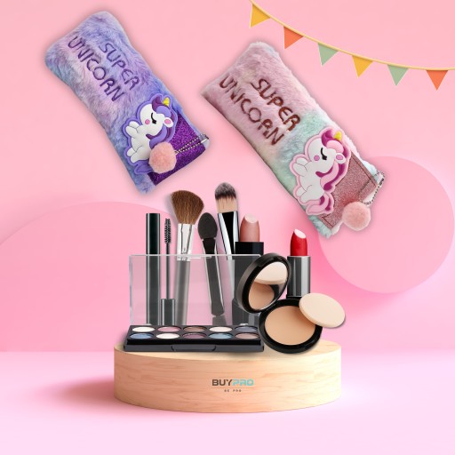 Puzdro na ceruzku Puzdro Zásobník Super Unicorn Tools 3 priehradky