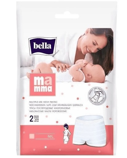 BELLA MAMMA Nohavičky popôrodné M/L 2 kusy